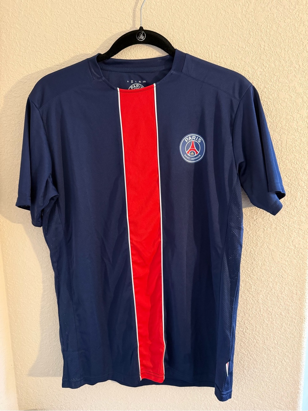 Navy & Red Men's Soccer Jersey